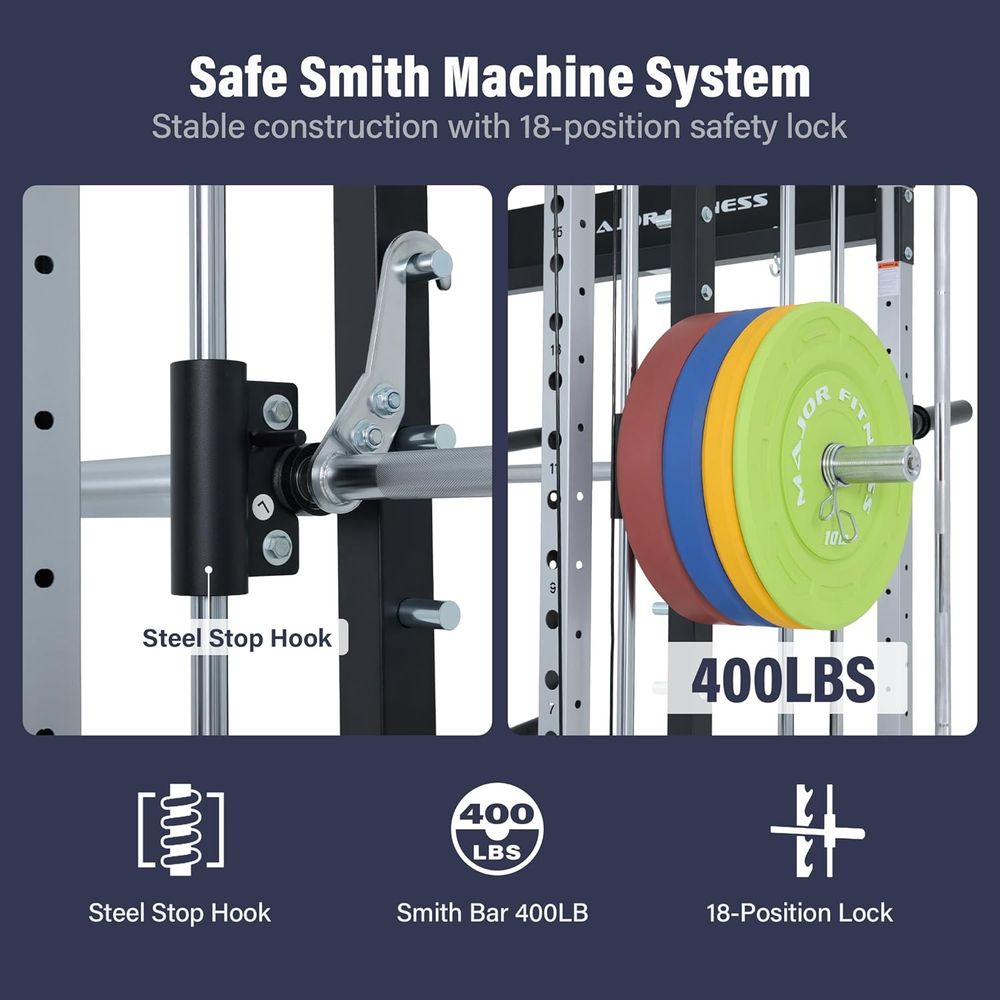 Drone MAX V Smith hine with We - Home Gym Lat Pulldown ulasan dan harga