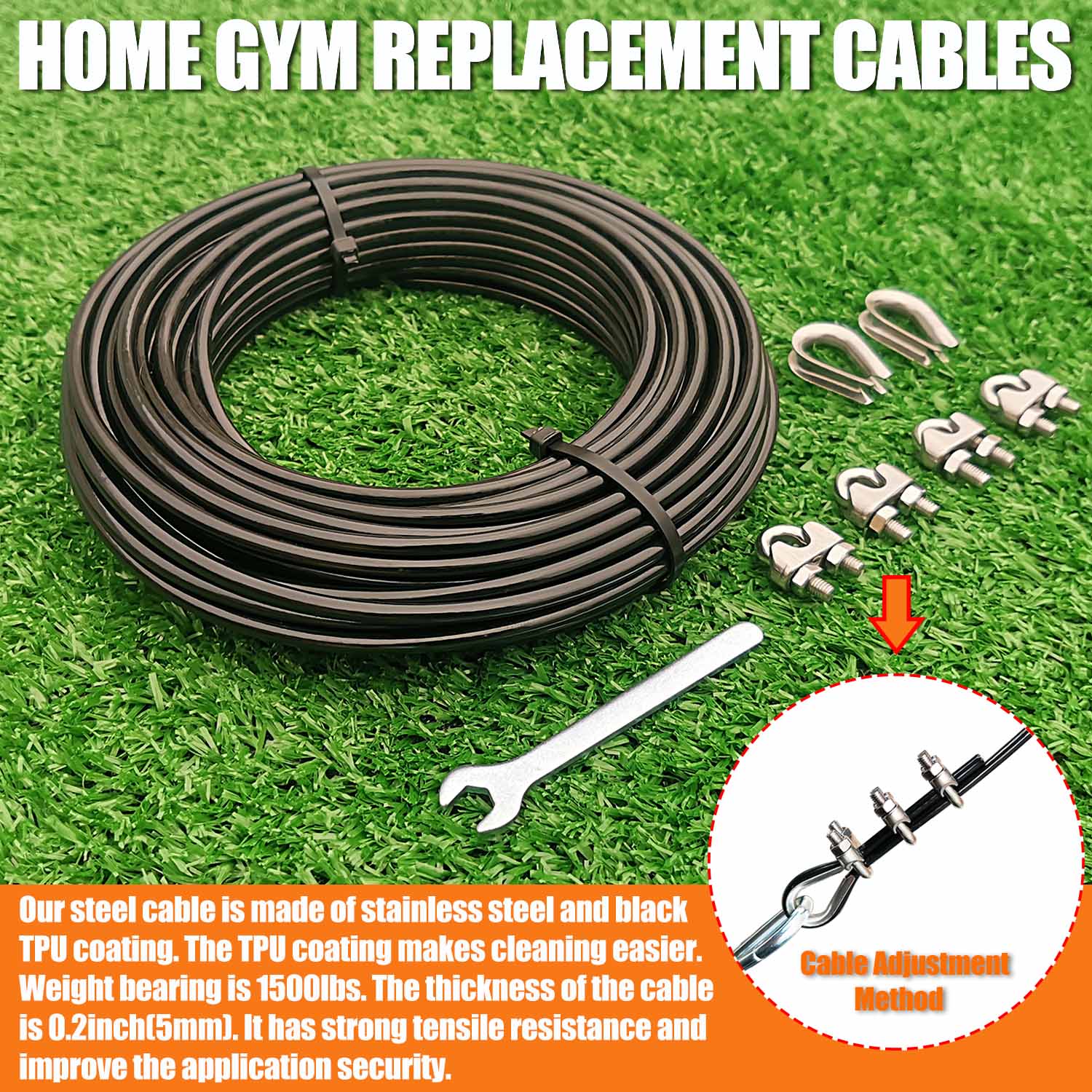 Pulley Cable for DIY Home Gym  - Home Gym Cable Pulley System ulasan dan harga