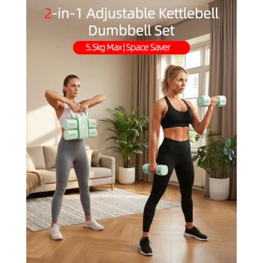 Home gym dumbbell set: 4-in-1  - Home Gym Kettlebells ulasan dan harga