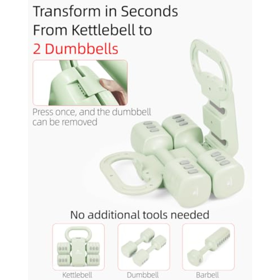 Home gym dumbbell set: 4-in-1  - Home Gym Kettlebells ulasan dan harga
