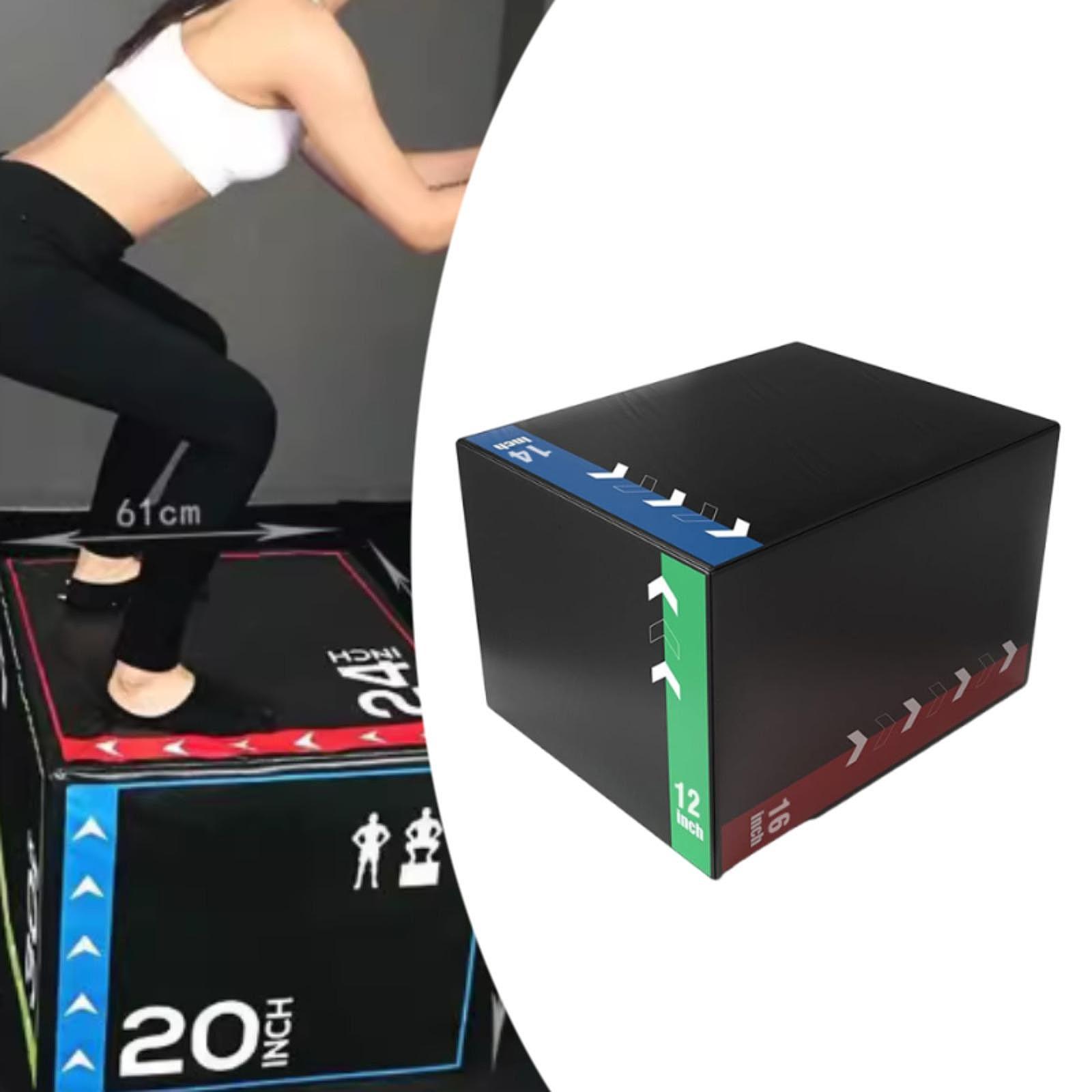 Plyo Jumping Exercise Box Port - Home Gym Jump Box ulasan dan harga