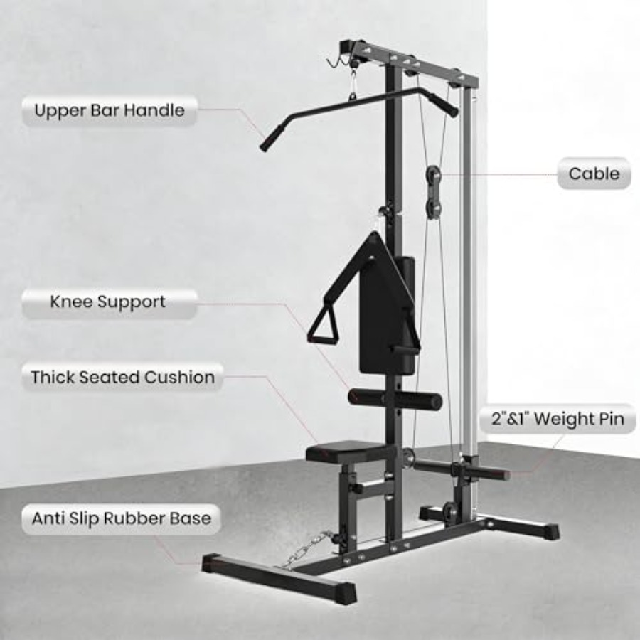 Multi-Functional LAT Pulldown  - Home Gym Lat Pulldown ulasan dan harga