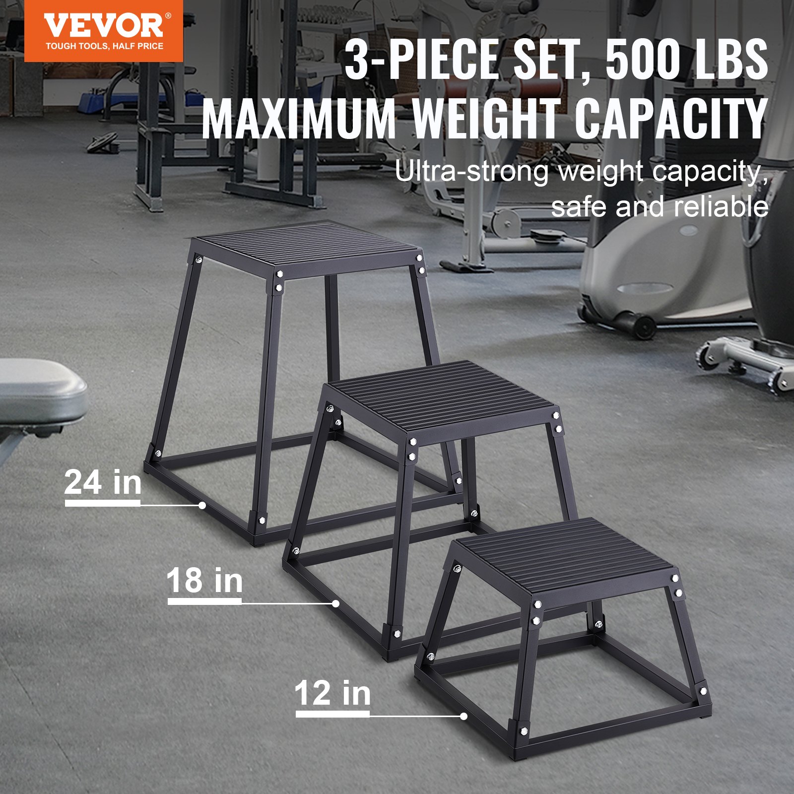 Plyometric Jump Boxes, 12/18/2 - Home Gym Jump Box ulasan dan harga