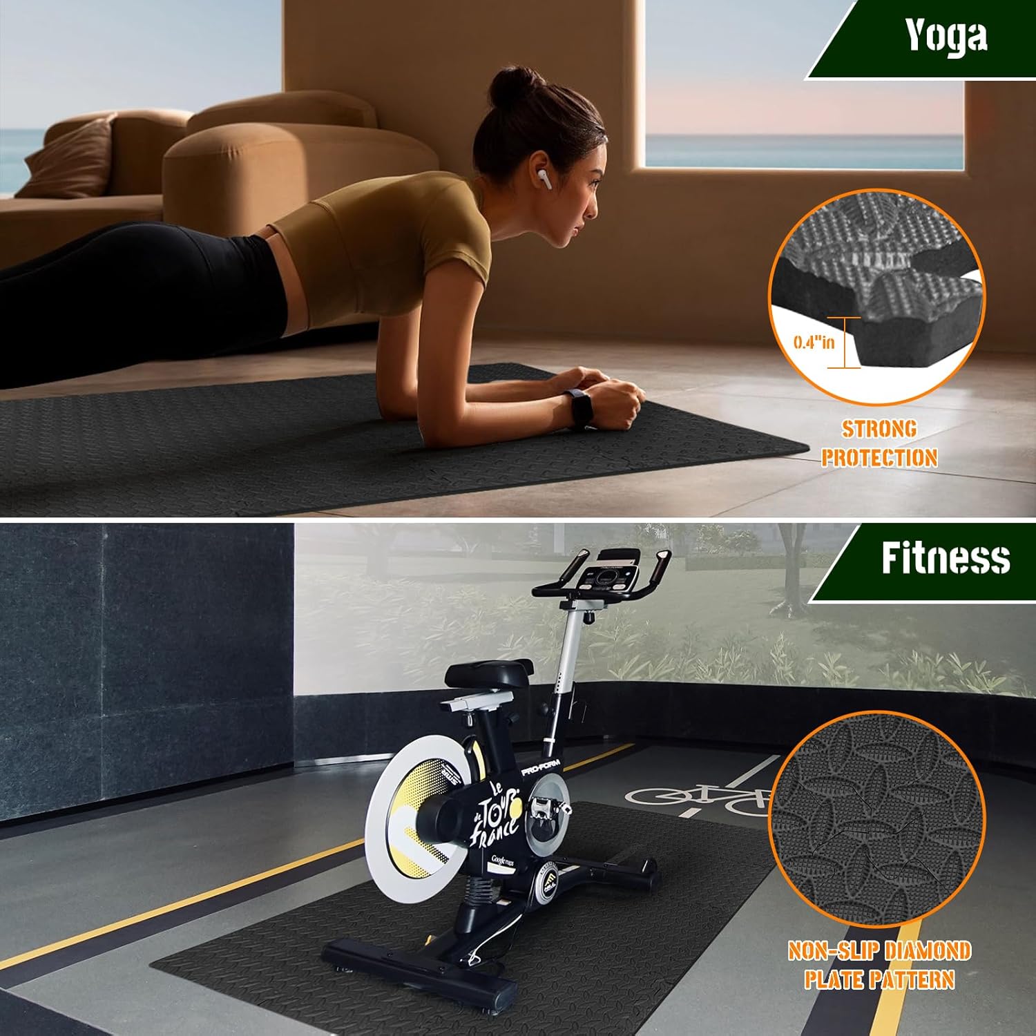 60cm EVA Foam Gym Floor Mats 8 - Home Gym Ideas ulasan dan harga