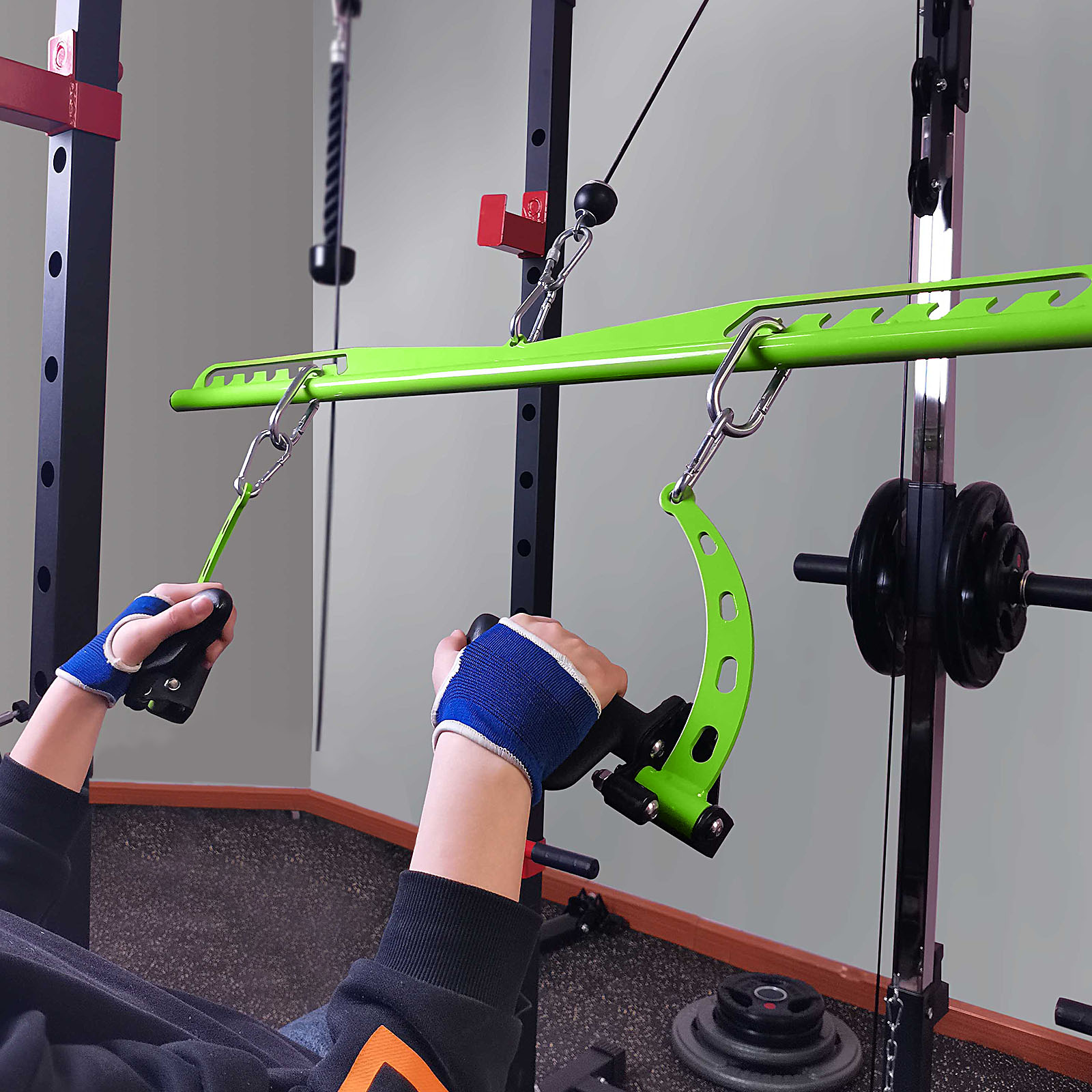 Adjustable Lat Pull down Bar,  - Home Gym Lat Pulldown ulasan dan harga