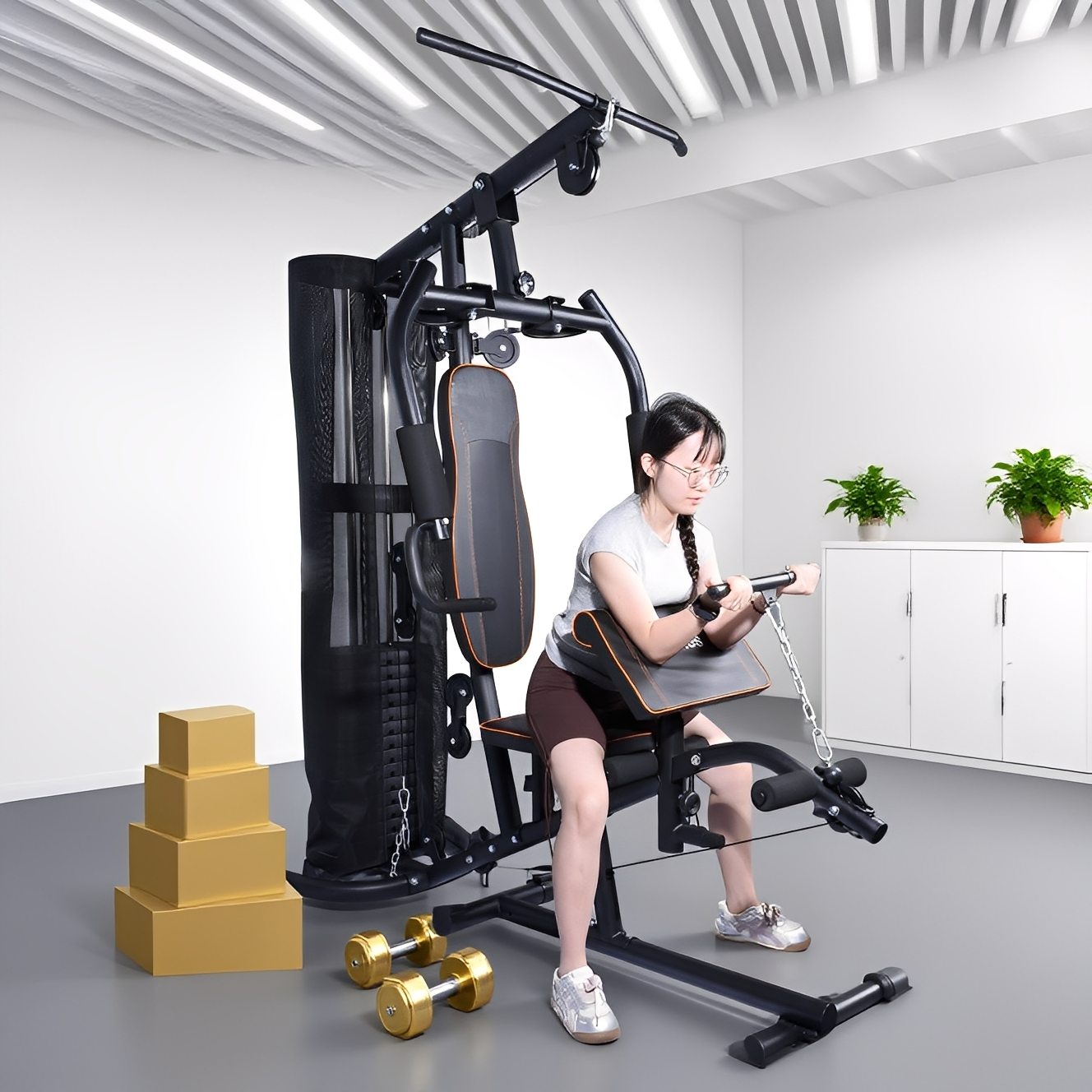 Safe Multifunctional All-in-On - Home Gym One Machine ulasan dan harga